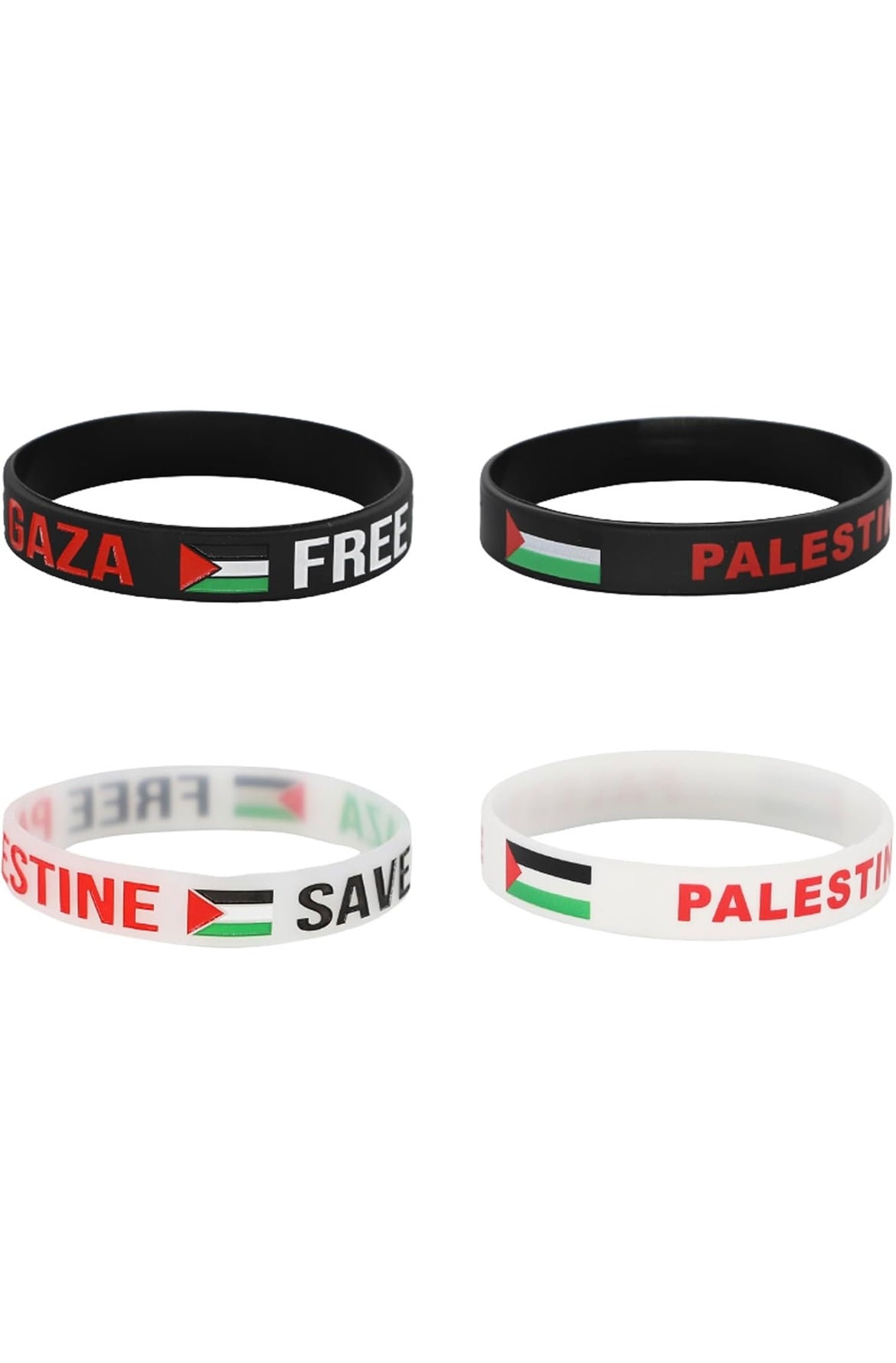 Double Resistance Wristband Set – Black & White